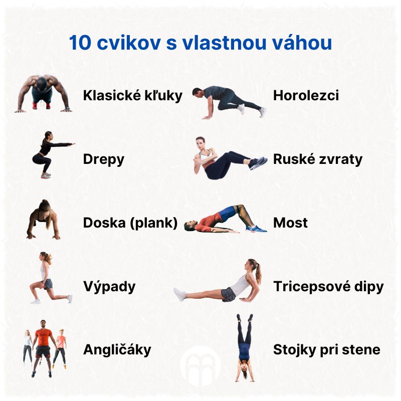 (Slovenčina) 10 cviků s vlastní vahou
